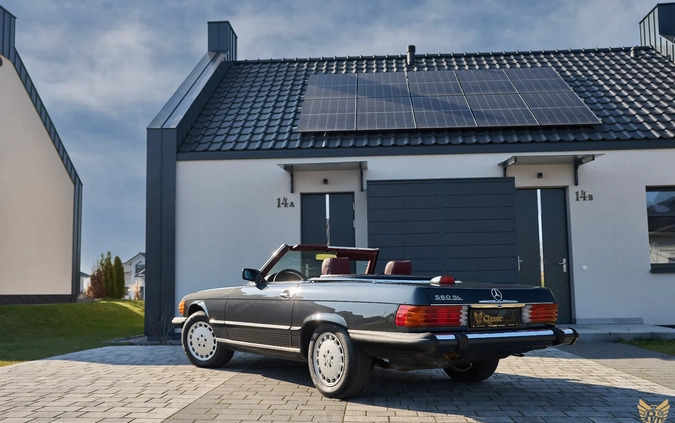 Mercedes-Benz SL cena 119000 przebieg: 166240, rok produkcji 1986 z Słubice małe 596